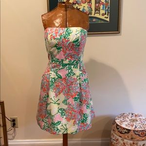 Lilly Pulitzer strapless dress